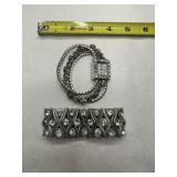 Rhinestone Stretch Watch & Bracelet