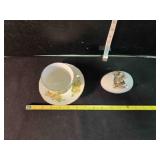 China cup & saucer, Hummel Jewelry box
