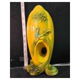 10" Art Deco ceramic Flower vase