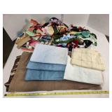 Velour blanket, pillowcases, ribbon