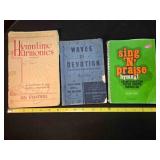 3 Gospel songbooks, Stamps-Baxter Youth (round)