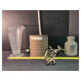 Beaker, sifter, beater, jar