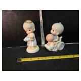2 Precious Moments figurines