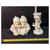 2 Precious Moments figurines