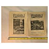 2 Antique Picture Lesson Papers