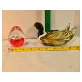 Hand-blown duck (3ï¿½" tall) & egg
