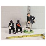 Rhett  Butler (5ï¿½") & 2 minstrel figures (3")