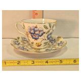 China cup & saucer, Springdale pattern