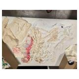 Craft remnants, lots of lace