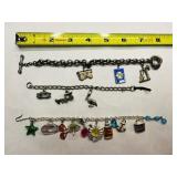 3 Charm Bracelets-Summer Time theme, Oklahoma