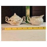 China  Creamer & Sugar Bowl, Lefton China, 2"