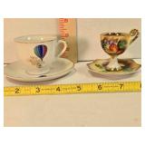 2 China cups & saucers; New Orleans Worlds Fair