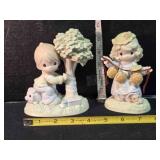 2 Precious Moments figurines