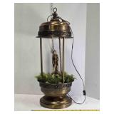 Greek Goddess tabletop mineral oil rain lamp