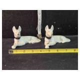 2 Art deco style GSDs, 5" across