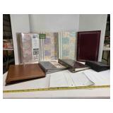 8 photo albums w/inserts;