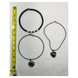 3 Choker Style Necklaces