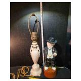 Aladdin Alacite lamp, Southern Gentleman decanter