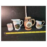 4 souvenirs; Bridge to Siloam Springs ARK