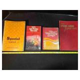 5 Gospel songbooks, Bill & Gloria Gaither