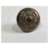 Brass doorknob