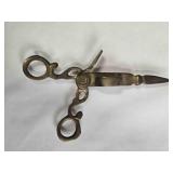 Brass candle wicker snuffer & trimmer