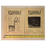 2 Antique Picture Lesson Papers