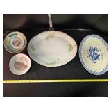 2 platters, 2 saucers