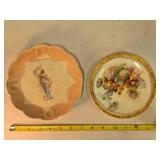 2 China saucers, 7" & 6ï¿½" across