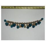 Mid Century cha cha fringe drop charms bracelet