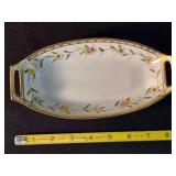 Hand painted Nippon China dish w/handles