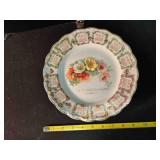 1909 Calendar China plate, 9" across