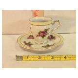 China cup & saucer, TMJ Japan, 2ï¿½" tall