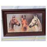 We Three Kings framed print, 30ï¿½"x19" frame