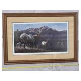 Staking Claim framed print, frame 35ï¿½"x24"