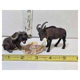 2 Holy Herd resin figures, 2ï¿½" tall, Pete Apsit