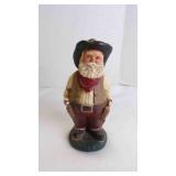 Charming Hand-Painted Western Cowboy Santa Figure
