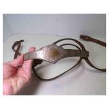 Vintage Leather Western Headstall or Bridle Piece