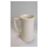 Vintage Ceramic Cream Colored Beer Stein Mug