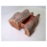 Rustic Live Edge Cedar Wood Bandsaw Box w/Drawer