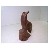 Vintage Hand Carved Ironwood Bird Figurine