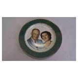 Vintage President D. Eisenhower & First Lady Plate