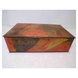Vintage Mayfair Chocolates Metal Tin Art Deco