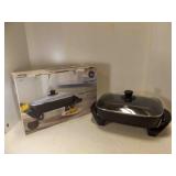 GE General Electric Deep Electric Skillet NO CORD