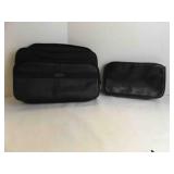 Black Stafford Toiletry Bag W/ Zippered