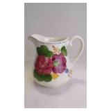 Vintage Hand-Painted Belle Fiore Pattern Milk Jug
