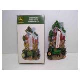 John Deere Farm Scene Thermometer