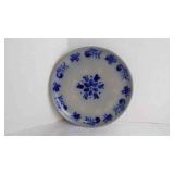 Handmade Turkish Art Frosted Glass Textured Plate