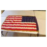 48 Star American Flag Gold Fringe - Ceremonial or