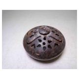 Hand Carved Soapstone Lidded Incense Burner